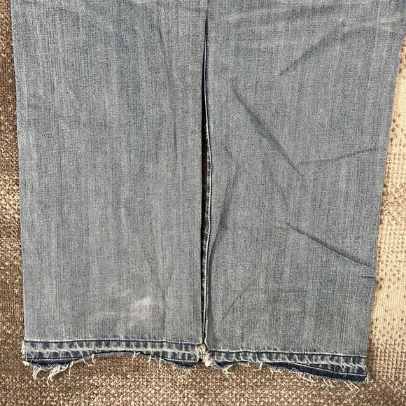 Vintage Y2K Pepe Jeans London Mens 36X32 Baggy Wide Leg‎ Pants Skate Distressed - Picture 8 of 12